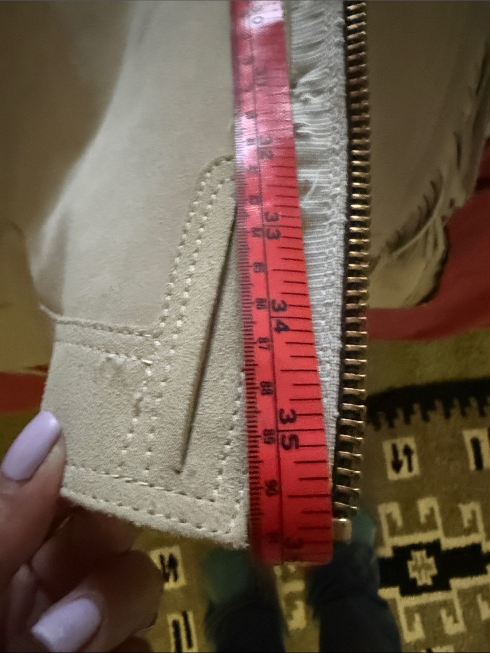 Hobby Horse Clothing Co Inc. Tan Women's Suede Fringe chaps. - Picture 8 of 9
